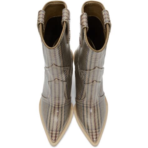 fendi 2020 boots|fendi plaid cowboy boots.